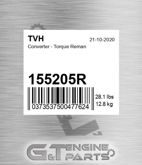 155205R Converter - Torque Reman