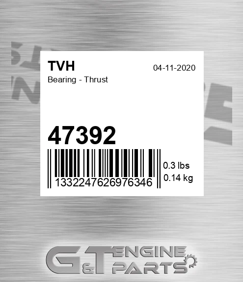 47392 Bearing - Thrust