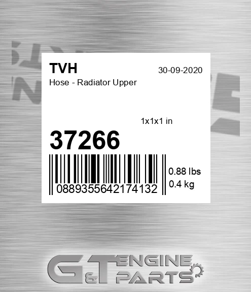 37266 Hose - Radiator Upper