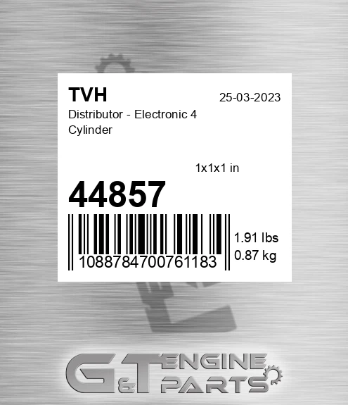44857 Distributor - Electronic 4 Cylinder