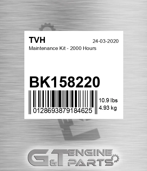 BK158220 Maintenance Kit - 2000 Hours