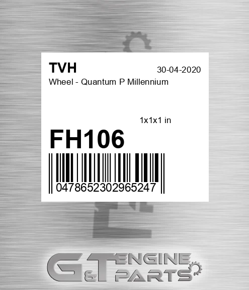 FH106 Wheel - Quantum P Millennium
