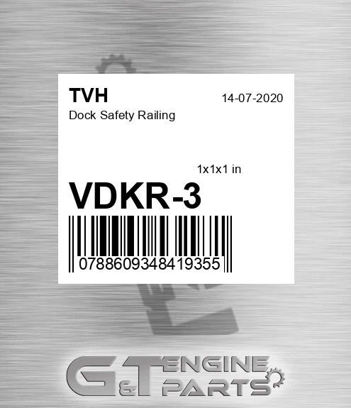 VDKR-3 Dock Safety Railing
