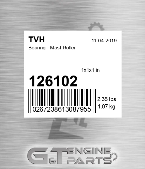 126102 Bearing - Mast Roller