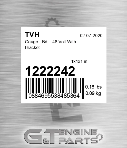 1222242 Gauge - Bdi - 48 Volt With Bracket