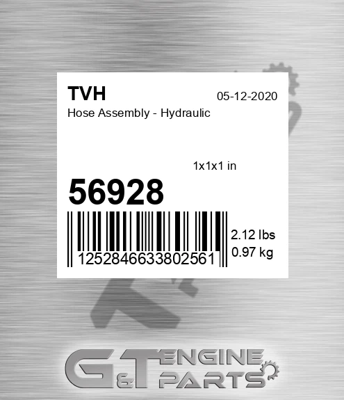 56928 Hose Assembly - Hydraulic