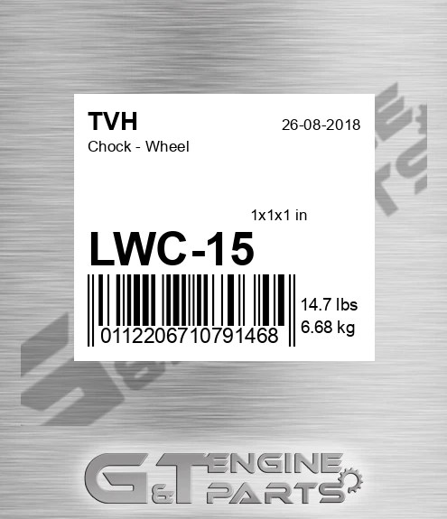 LWC-15 Chock - Wheel