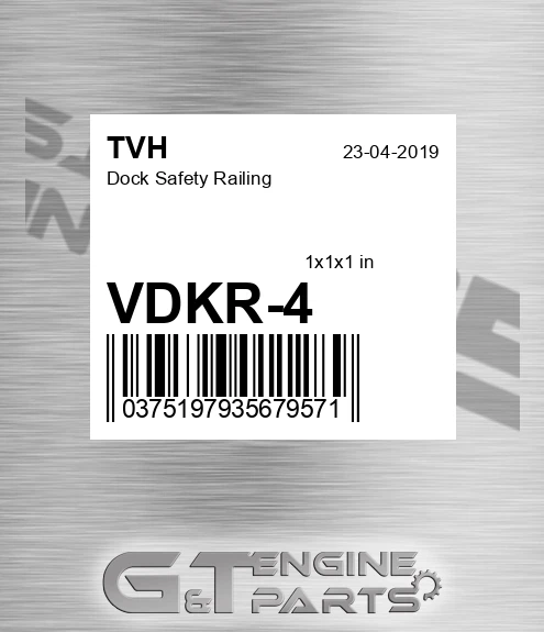 VDKR-4 Dock Safety Railing