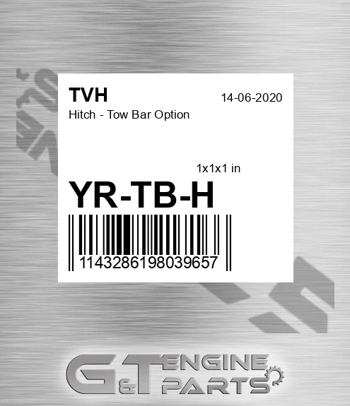 YR-TB-H Hitch - Tow Bar Option