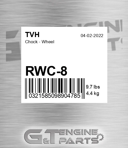 RWC-8 Chock - Wheel