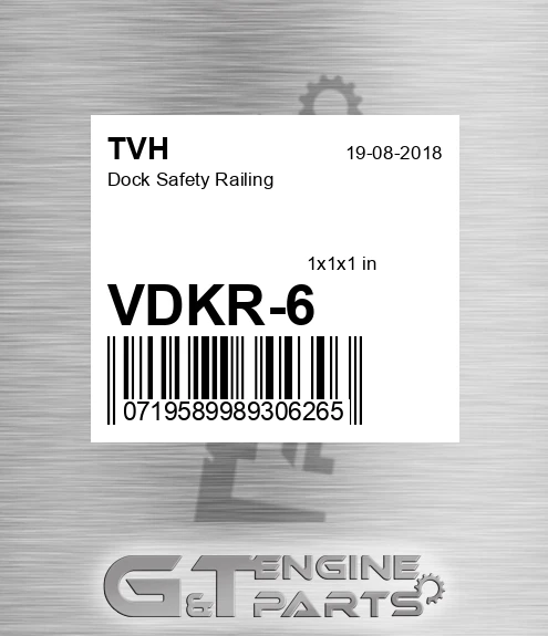 VDKR-6 Dock Safety Railing