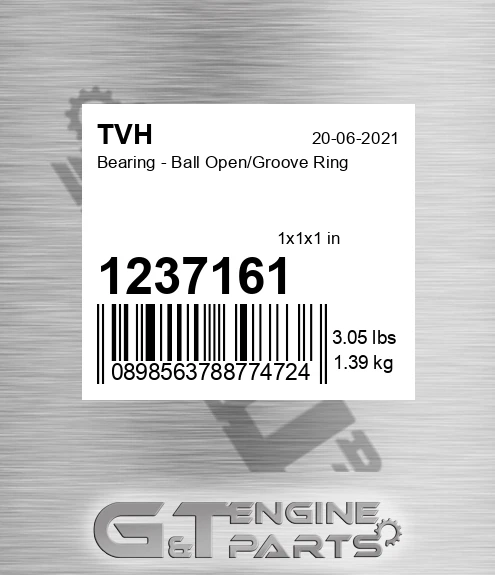 1237161 Bearing - Ball Open/Groove Ring