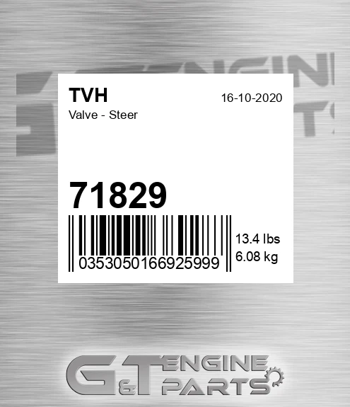 71829 Valve - Steer