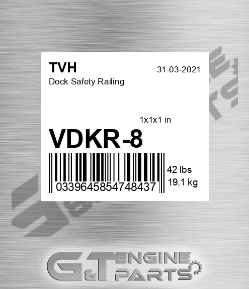 VDKR-8 Dock Safety Railing
