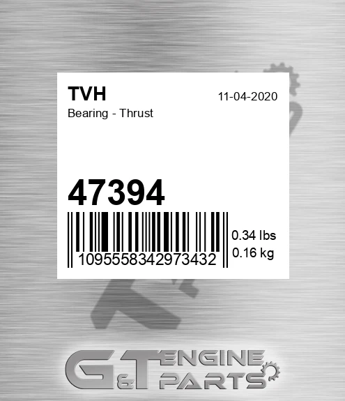 47394 Bearing - Thrust