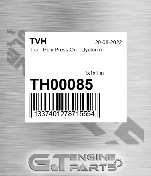 TH00085 Tire - Poly Press On - Dyalon A