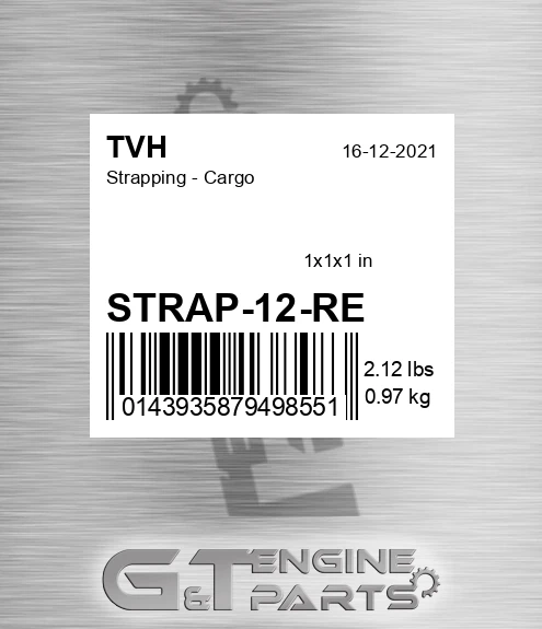 STRAP-12-RE Strapping - Cargo