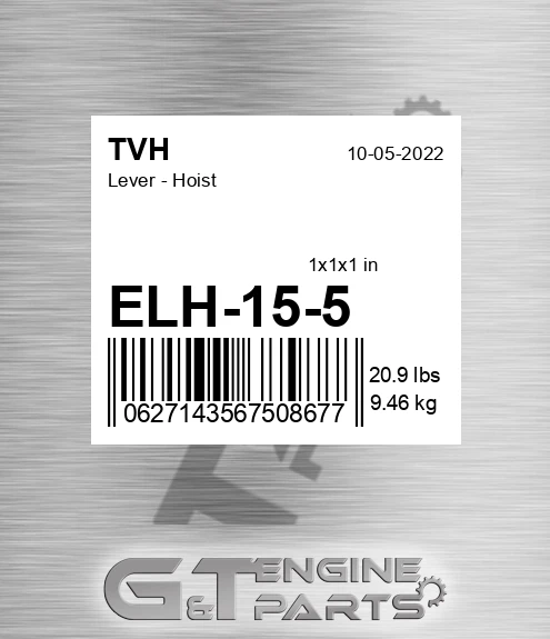 ELH-15-5 Lever - Hoist