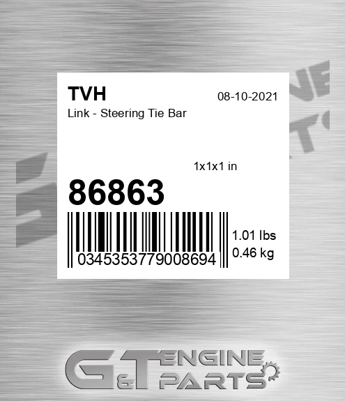 86863 Link - Steering Tie Bar