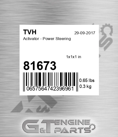81673 Activator - Power Steering