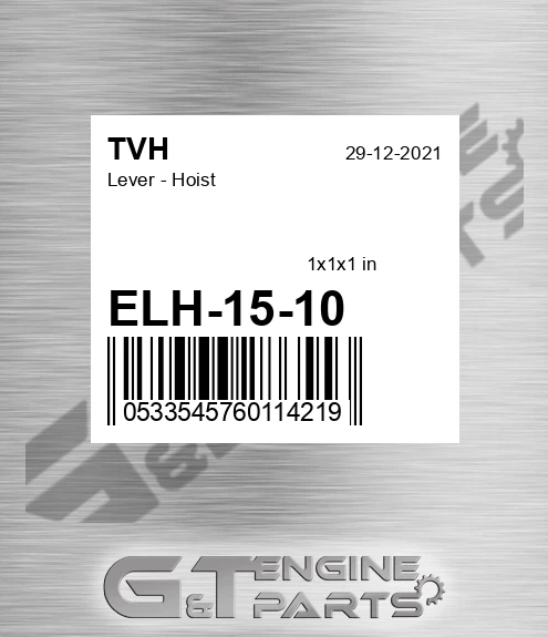 ELH-15-10 Lever - Hoist