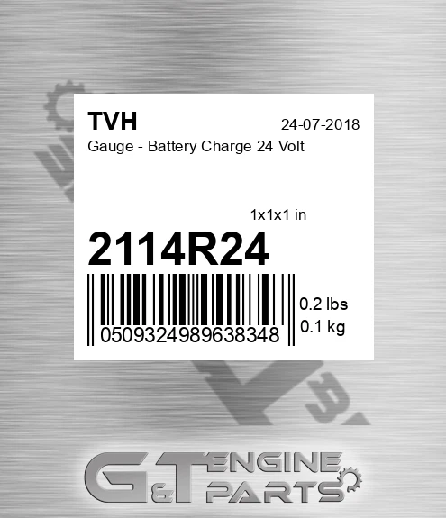 2114R24 Gauge - Battery Charge 24 Volt