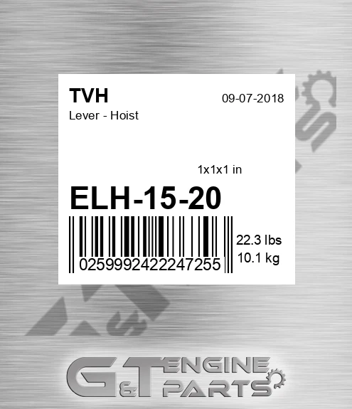 ELH-15-20 Lever - Hoist