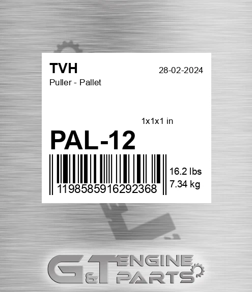 PAL-12 Puller - Pallet