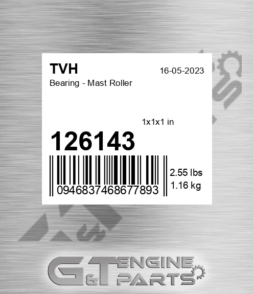 126143 Bearing - Mast Roller
