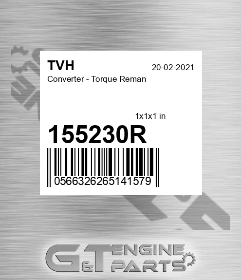 155230R Converter - Torque Reman