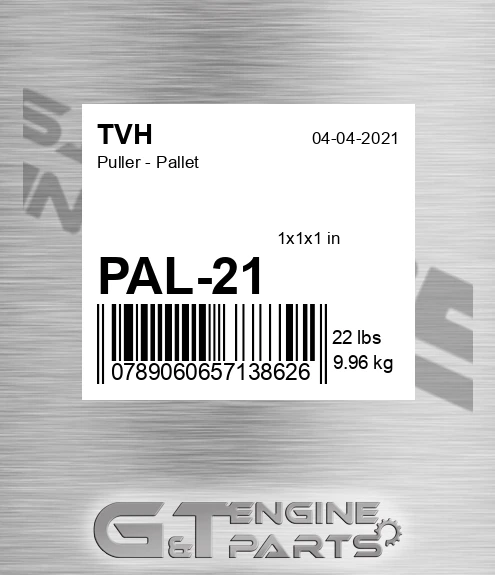 PAL-21 Puller - Pallet