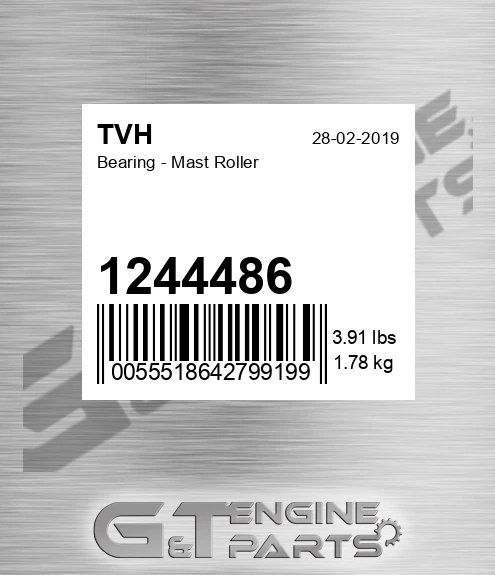 1244486 Bearing - Mast Roller