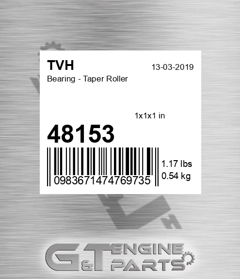 48153 Bearing - Taper Roller