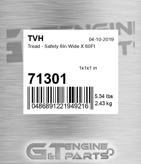 71301 Tread - Safety 8In Wide X 60Ft