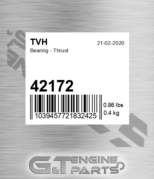 42172 Bearing - Thrust