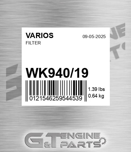WK940/19 Filter
