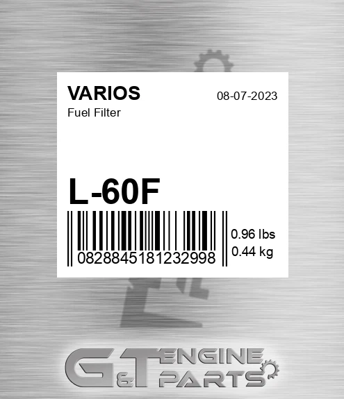 L-60F Fuel Filter