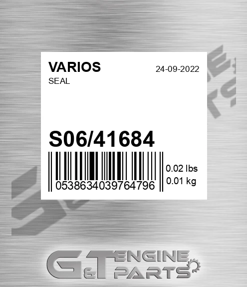 S06/41684 Seal