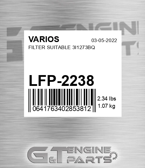 LFP-2238 Filter Suitable 3i1273bq
