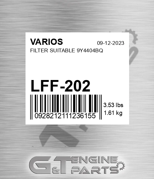 LFF-202 Filter Suitable 9y4404bq