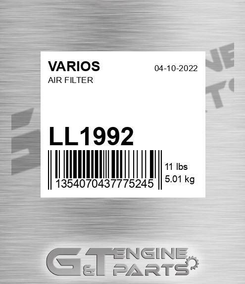 LL1992 Air Filter