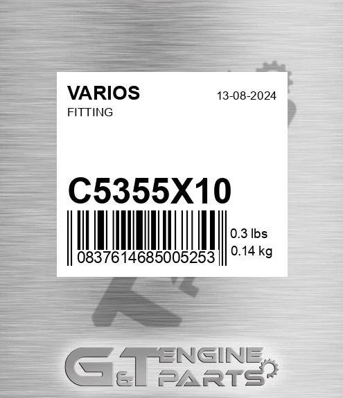C5355X10 Fitting