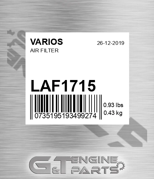 LAF-1715 Air Filter
