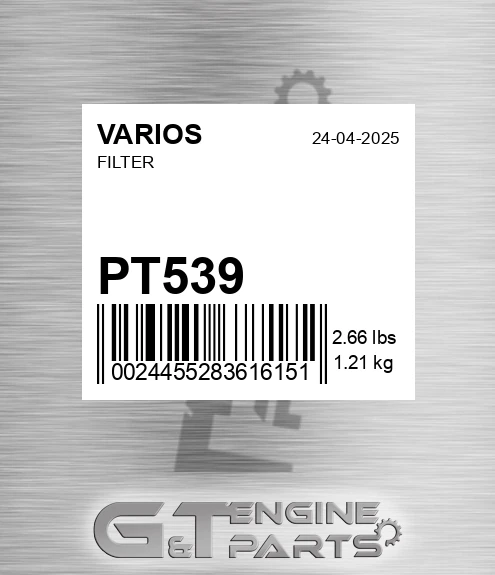 PT539 Filter