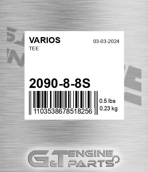 2090-8-8S Tee