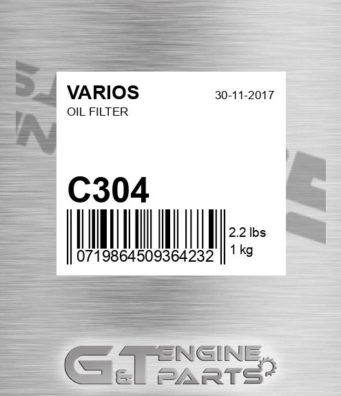 C304 Oil Filter