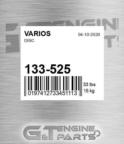 133-525 Disc