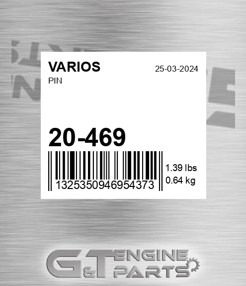 20-469 Pin for VARIOS