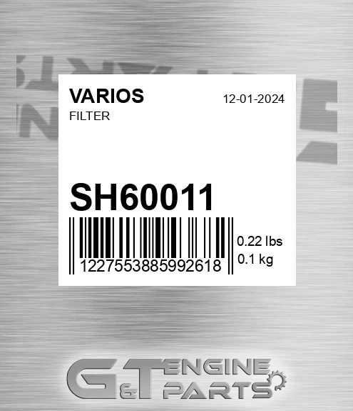 SH60011 Filter