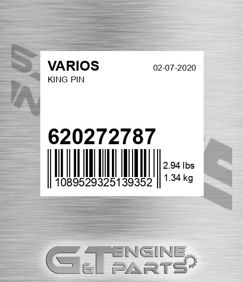 620272787 King Pin for VARIOS